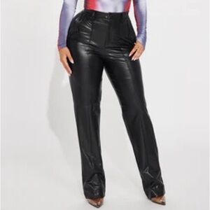 Fashion Nova Faux Leather Pants